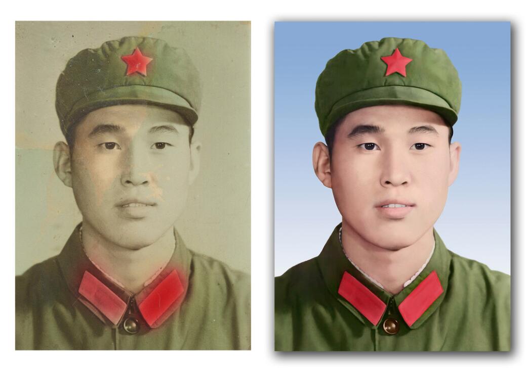 富裕破损照片修复-18